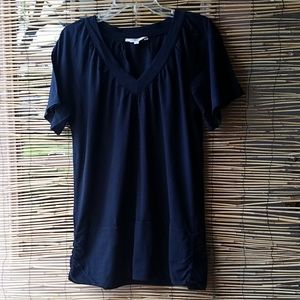 Energy Cotton Black Short Sleeve Top T-Shirt 1x
